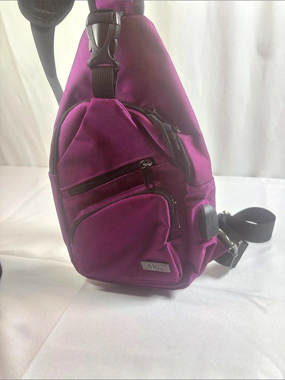 Baggallini Purple Crossbody Bag - Picture 2 of 4